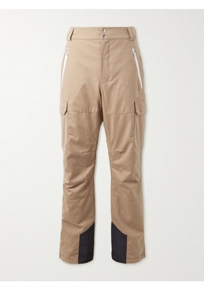 Brunello Cucinelli - Straight-Leg Shell-Trimmed Wool Ski Pants - Men - Brown - S