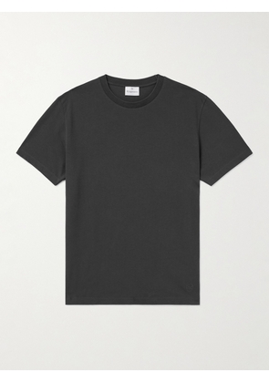 Kingsman - Logo-Embroidered Pima Cotton-Jersey T-Shirt - Men - Gray - XS