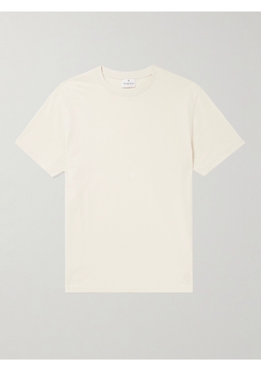 Kingsman - Logo-Embroidered Pima Cotton-Jersey T-Shirt - Men - Neutrals - XS