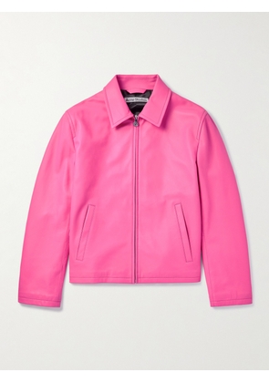 Acne Studios - Leather Jacket - Men - Pink - IT 46