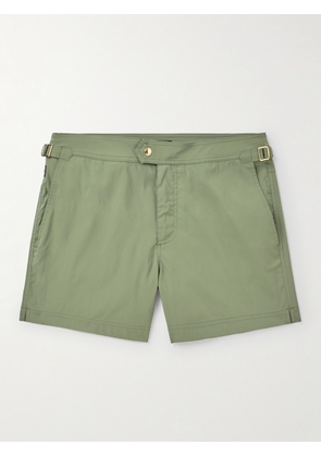 TOM FORD - Slim-Fit Short-Length Swim Shorts - Men - Green - IT 44