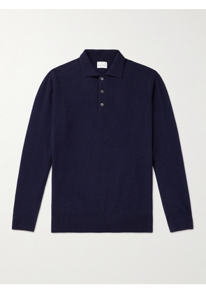 Kingsman - Wade Merino Wool and Cashmere-Blend Polo Shirt - Men - Blue - S
