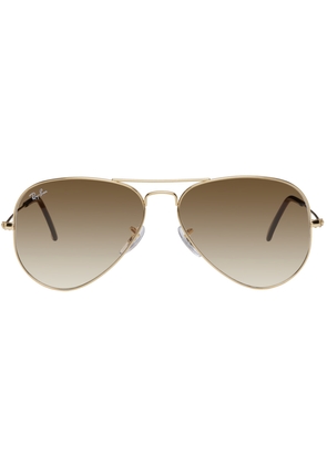 Ray-Ban Gold Aviator Classic Sunglasses