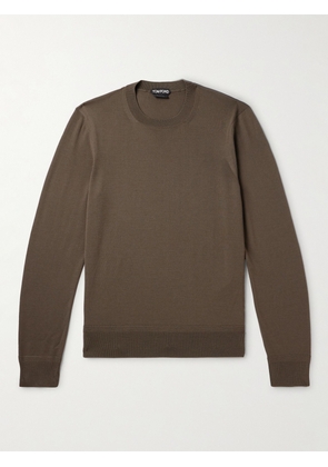 TOM FORD - Wool Sweater - Men - Brown - IT 46