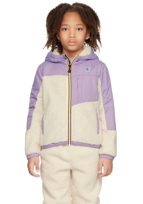 K-Way Kids Purple & Off-White 3.0 Neige Orsetto Jacket