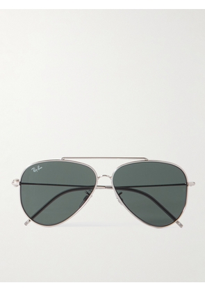 Ray-Ban - Aviator-Style Silver-Tone Sunglasses - Men - Silver