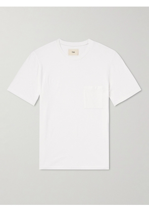 Folk - Assembly Slub Organic Cotton-Blend Jersey T-Shirt - Men - White - 1