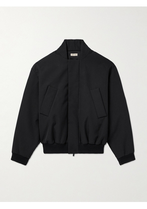 Fear of God - Padded Virgin Wool and Cotton-Blend Twill Bomber Jacket - Men - Black - S
