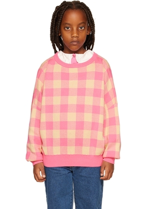 Repose AMS Kids Pink Slouchy Sweater