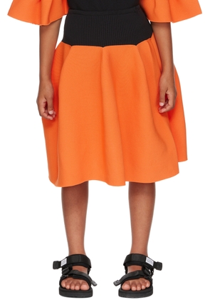 CFCL Kids Black & Orange Pottery Kid 1 Skirt