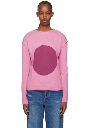 Edward Cuming Pink Circle Long Sleeve T-Shirt