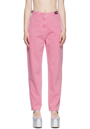 Pushbutton Pink Tapered Jeans