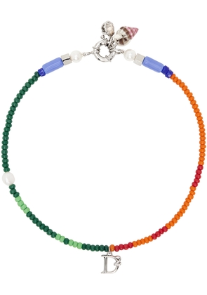 Dsquared2 Multicolor D2 Charm Necklace
