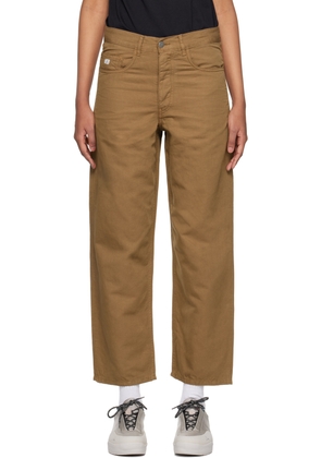 C.P. Company Brown Five-Pocket Trousers