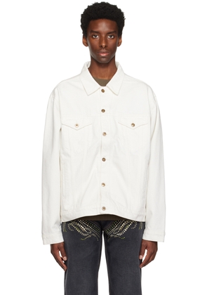 Y/Project White Classic Wire Denim Jacket