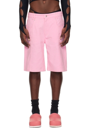 Marshall Columbia Pink Brushed Denim Shorts
