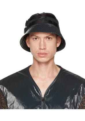 A. A. Spectrum Navy Coated Bucket Hat