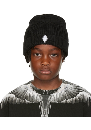 Marcelo Burlon County of Milan Kids Black Cross Beanie