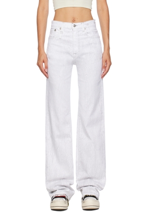 R13 White Jane Jeans