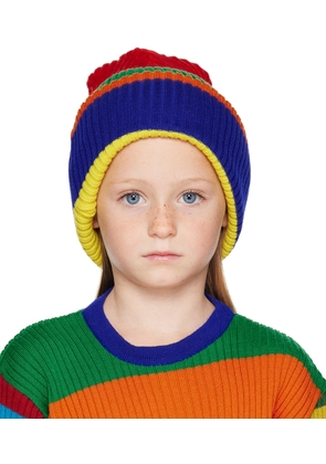 M'A Kids Kids Multicolor Striped Beanie
