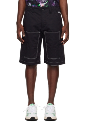 MSGM Black Contrast Shorts