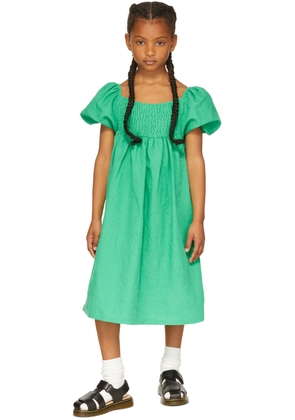 maed for mini Kids Green Jelly Jay Dress