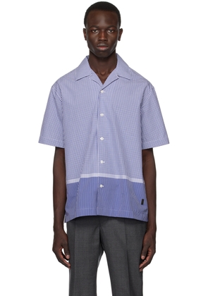 Dunhill Blue & White Check Shirt
