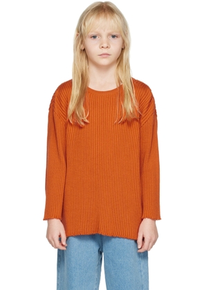M'A Kids Kids Orange Crewneck Sweater