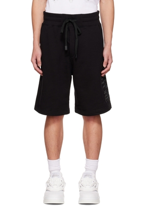 Versace Jeans Couture Black Drawstring Shorts
