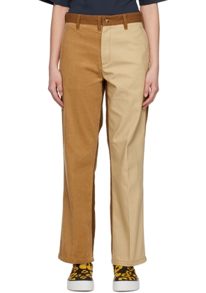 Marni Beige & Brown Carhartt WIP Edition Trousers