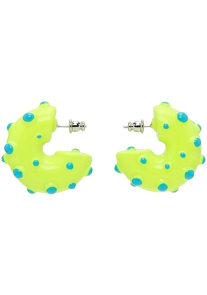 Safsafu Yellow Neon Rave Earrings