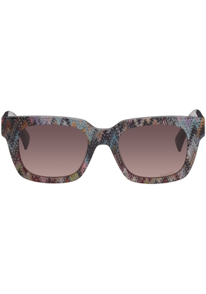 Missoni Multicolor Square Sunglasses