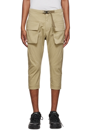 CCP Beige Cropped Chino Trousers