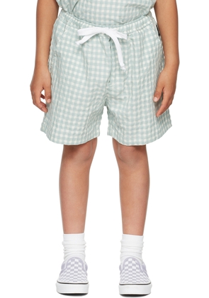 Daily Brat Kids Blue & White Hudson Shorts
