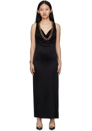 Versace Black Woven Chain Dress