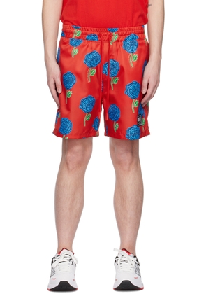 Versace Jeans Couture Red Printed Shorts