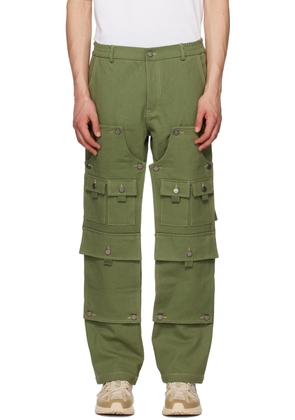 TOMBOGO™ Khaki Convertible Double Knee Cargo Pants