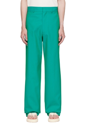Palm Angels Green Sonny Trousers