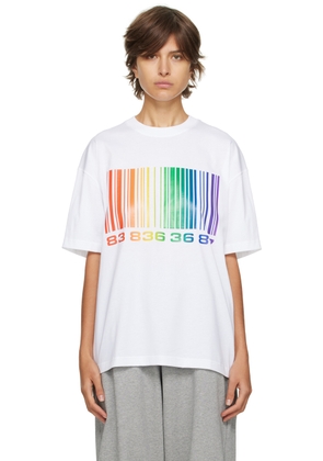 VTMNTS White Big Barcode T-Shirt