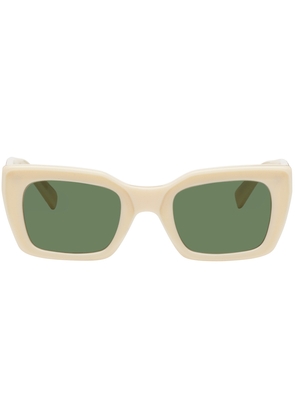 UNDERCOVER Off-White Rectangular Sunglasses