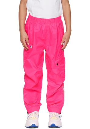 K-Way Kids Pink Edgard Track Pants