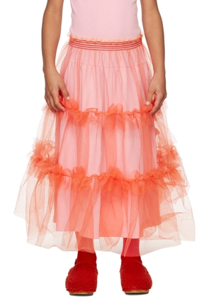 The Animals Observatory Kids Red Blowfish Skirt