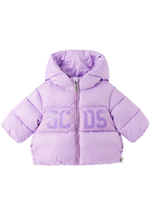 GCDS Kids Baby Purple Padded Jacket