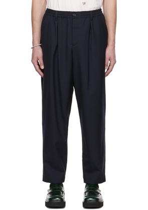 Marni Navy Tropical Trousers