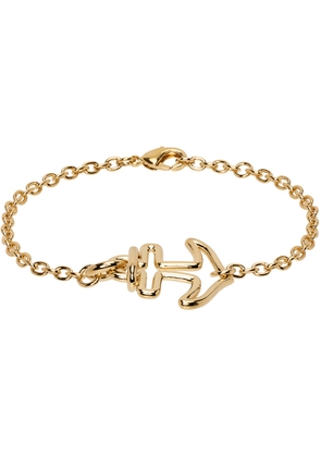 A.P.C. Gold Ancre Bracelet
