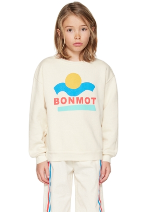 Bonmot Organic Kids Off-White Sunset Sweatshirt
