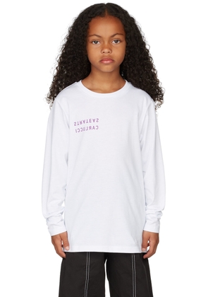 STRATEAS CARLUCCI SSENSE Exclusive Kids White Mini Art Long Sleeve T-Shirt