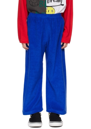 Luckytry Kids Blue Terry Lounge Pants
