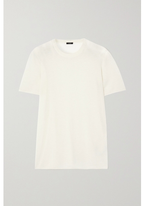 Joseph - Cashmere T-shirt - Ivory - x small,small,medium,large,x large