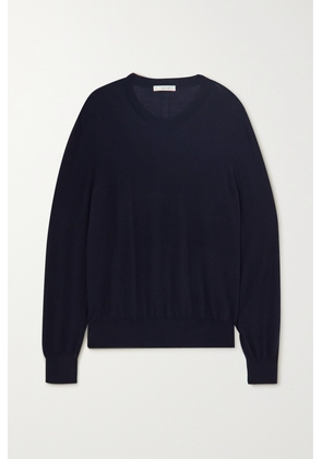 The Row - Islington Pleated Cashmere Sweater - Blue - x small,small,medium,large,x large